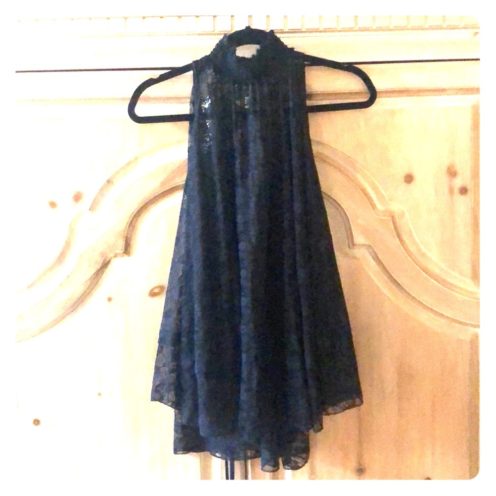 Free People lace halter top